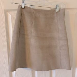 Babaton Modern Vegan Suede Mini Skirt